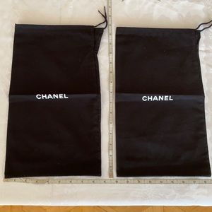 NEW AUTHENTIC CHANEL 2 Dust bags for Shoes/sandals